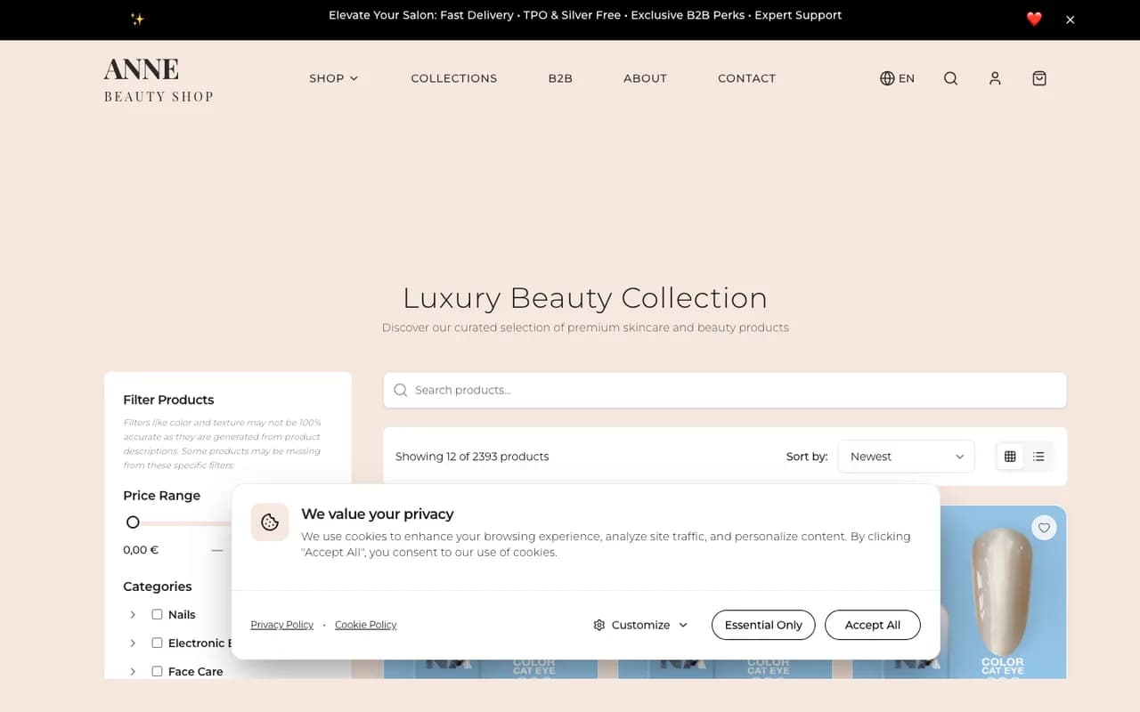 Anne Beauty Shop screenshot